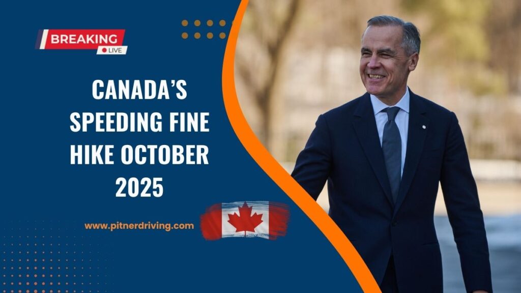 Canada’s Speeding Fine Hike October 2025- New Fines, Demerit Points & What Drivers Need To Know