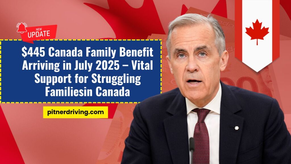 $445 Canada Family Benefit Arriving in July 2025 – Vital Support for Struggling Families