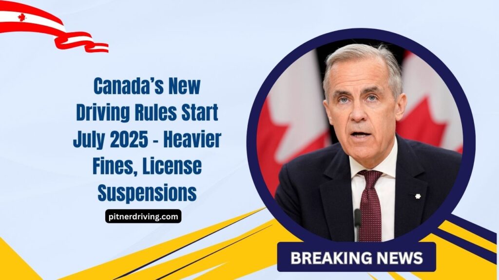 Canada’s New Driving Rules Start July 2025 – Heavier Fines, License Suspensions, And Stricter Safety Enforcement