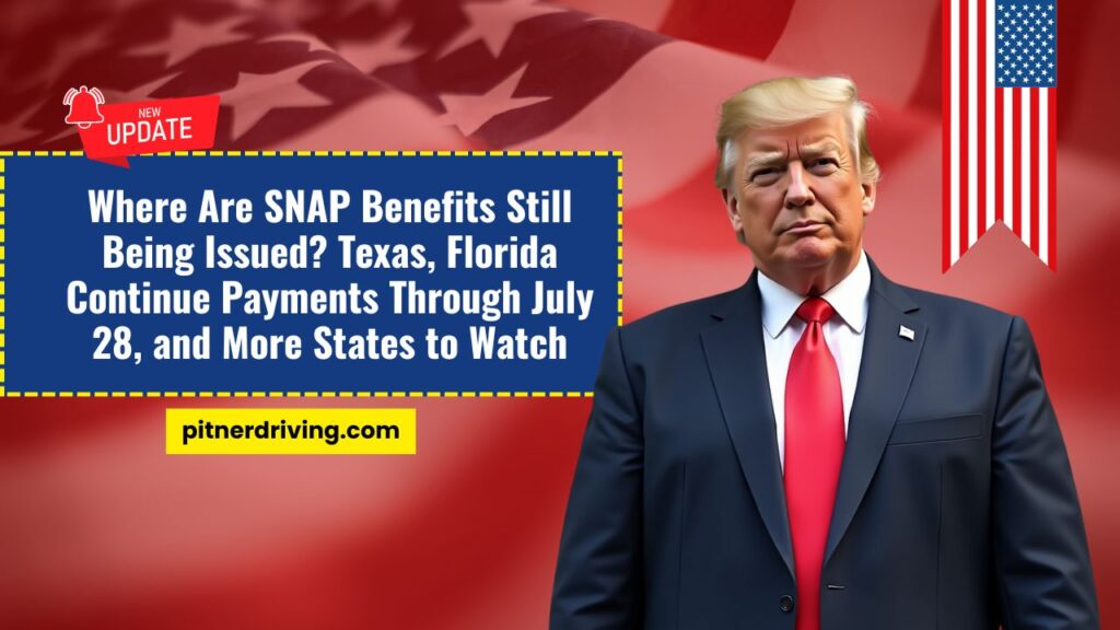 Where Are SNAP Benefits Still Being Issued? Texas, Florida Continue Payments Through July 28 and More States to Watch